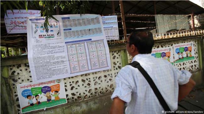 پایان انتخابات تاریخی  در میانمار 